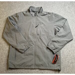 NWT New Balance Men's Windbreaker Jacket Lightweight Gray Size Large